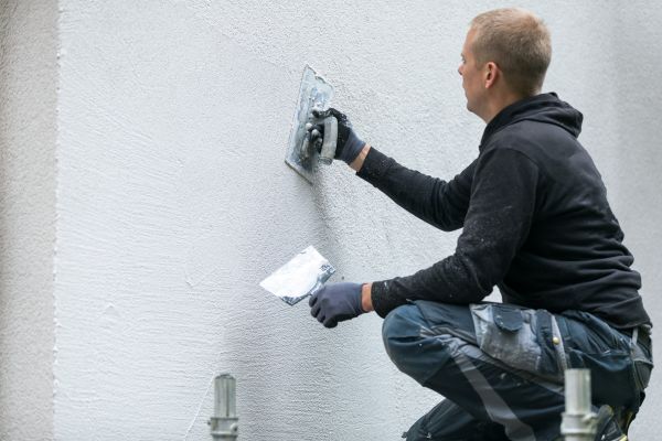Cracked Stucco Repair in Salisbury